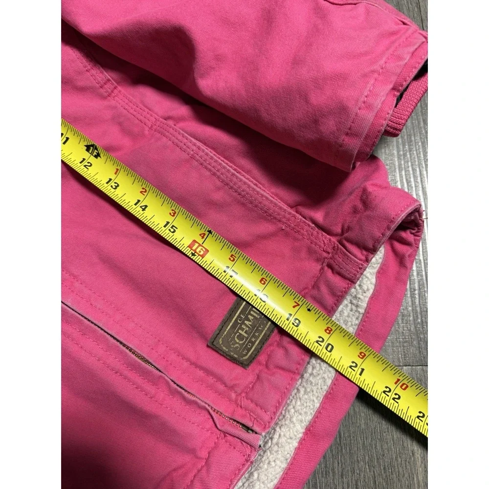 C.e. Schmidt Workwear Jacket Youth S Lined Canvas Waterproof‎ Hot Pink